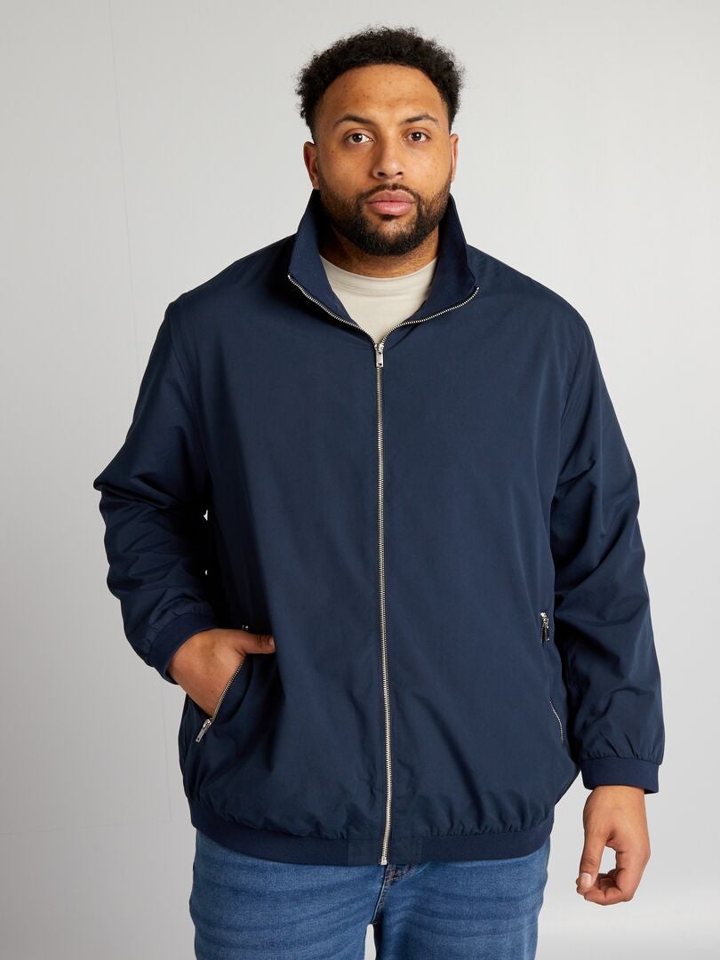 Chaqueta con cremallera 'Produkt' - AZUL