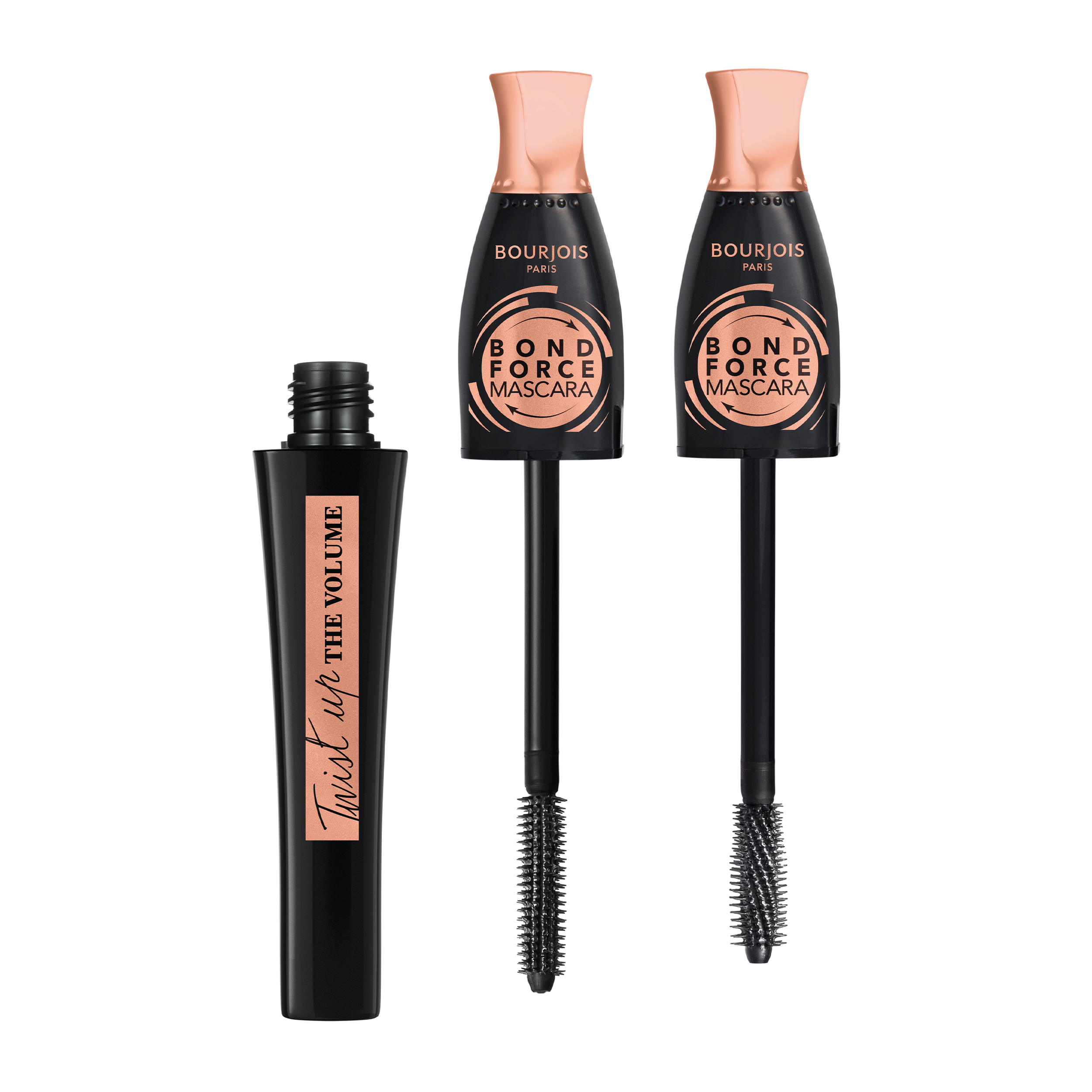 Blakstienų tušas „Twist Up Bond Force Black“