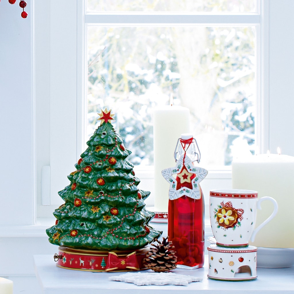 Villeroy & Boch kerstboom met Toy's Delight muziekdoos - 1 stuk