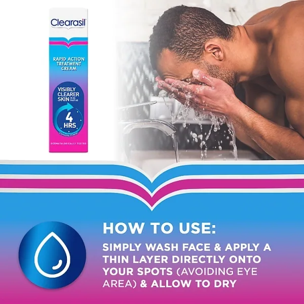 Clearasil krém na obličej s rychlým účinkem 25ml