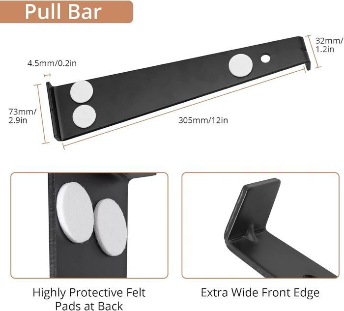 Kit d'Installation pour Sol Stratifié,Kit Pose Parquet Stratifié avec 60 Entretoises Bloc de Frappe, Barre de Traction Robuste
