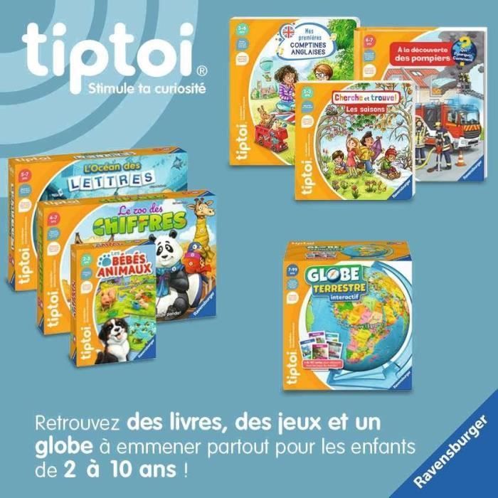tiptoi® Mi libro ilustrado de palabras: Animales, libro interactivo, juego educativo electrónico, sin pantallas - A partir de 3 años - 13099010, Ravensburger