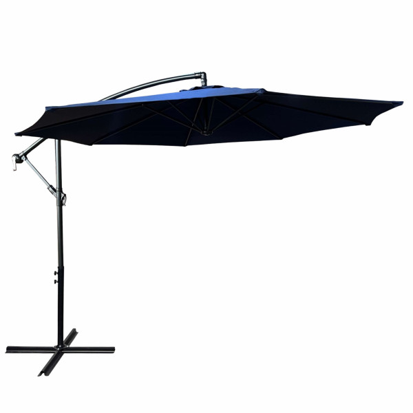 Parasol ogrodowy ASTER UV ciemnoniebieski   300x300x245 cm