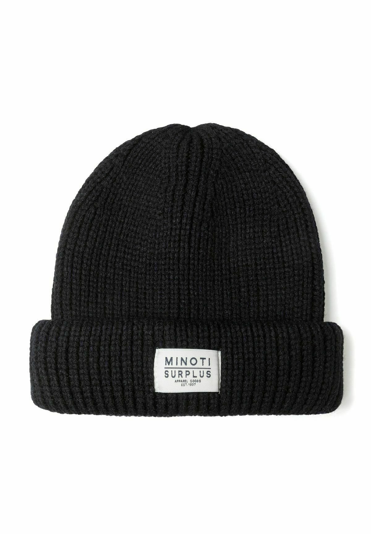 MINOTI 2 PACK - Čepice - černošedá