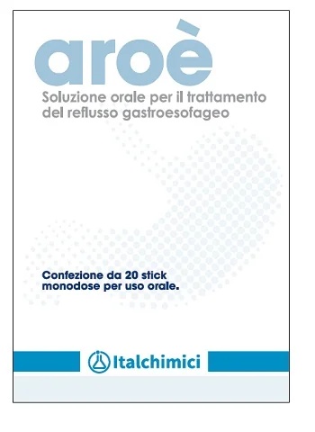 AROE' Aroè 20 orale Sticks à 10 ml Nahrungsergänzungsmittel gegen Reflux