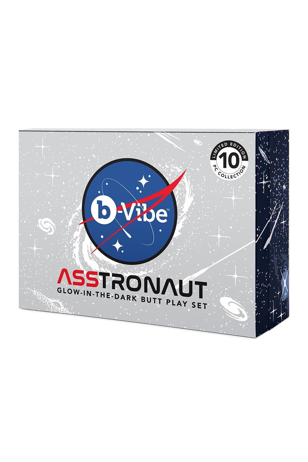 B-Vibe Astronaut Set za igru s guzom koji svijetli u mraku