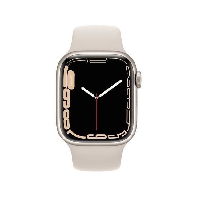 Apple Watch Series 7 GPS 41 - Aluminio Starlight - Correa deportiva Starlight - Reacondicionado - Excelente estado