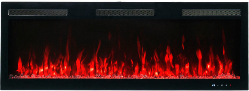 Majestic Pro 107Cm   Dźwięk, Kominek Elektryczny Led Ścienny Aflamo