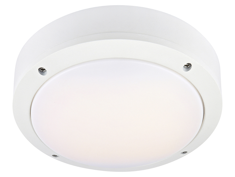 Plafon Luna LED aluminiowy biały