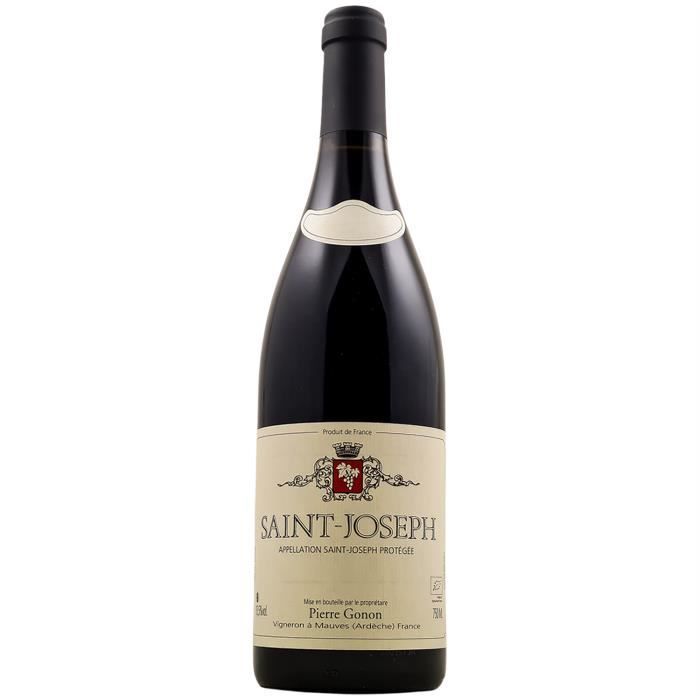Saint-Joseph Rouge 2010 - 75cl - Domaine Pierre Gonon - AOC-punaviini Rhônen laaksosta - Syrah-rypälelajike