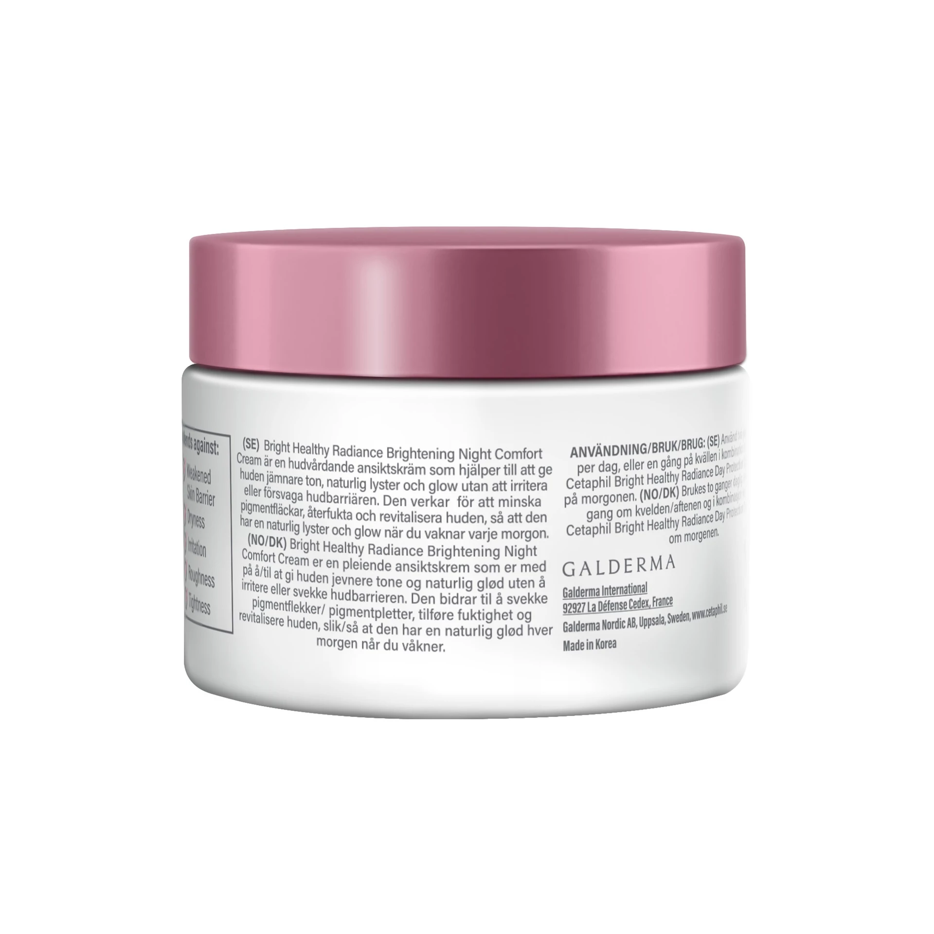 Bright Healthy Radiance posvjetljujuća noćna krema za ugodnu kožu 50 g - Cetaphil