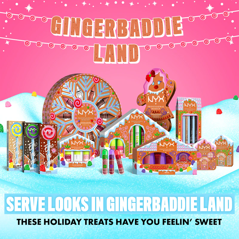 NYX Professional Makeup Gingerbaddie Land Candy Swirl Oogpotlood