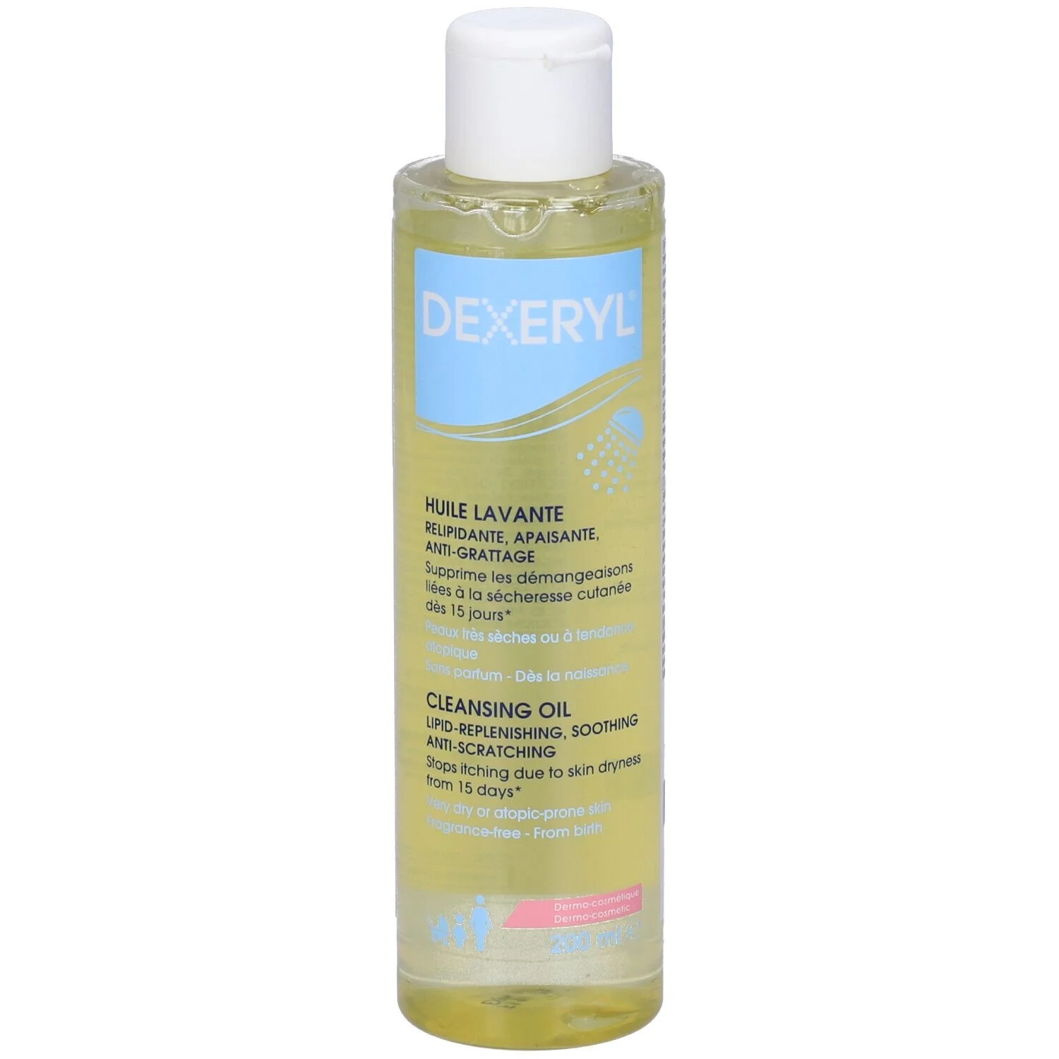 DEXERIL Óleo de limpeza Dexeryl 200 ml