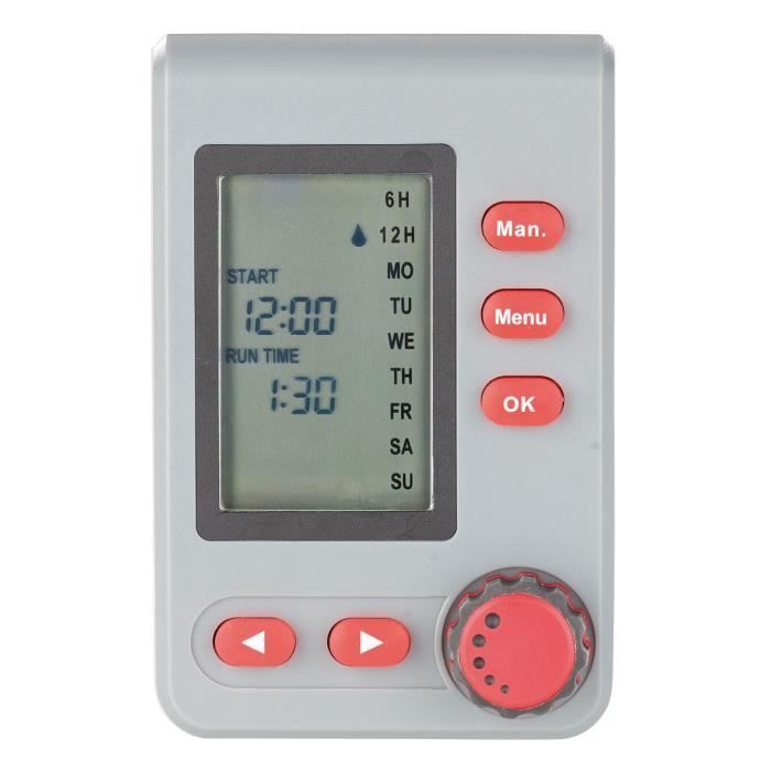 Programmateur d'arrosage - ROYAL GARDINEER - BWC-100 - Digital - Valve magnétique - Économie d'eau