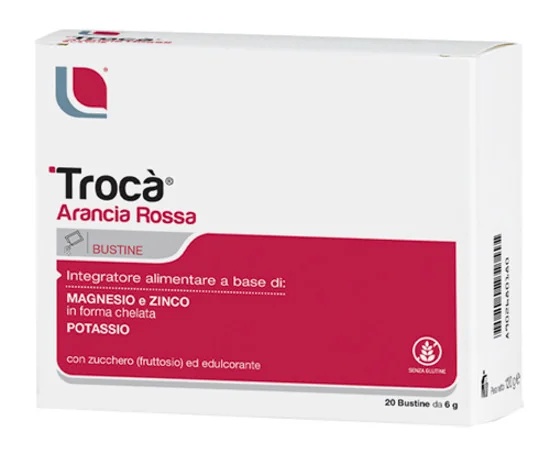 AQUILEA Troca' Bloedsinaasappel 20 zakjes Voedingssupplement met magnesium en zink