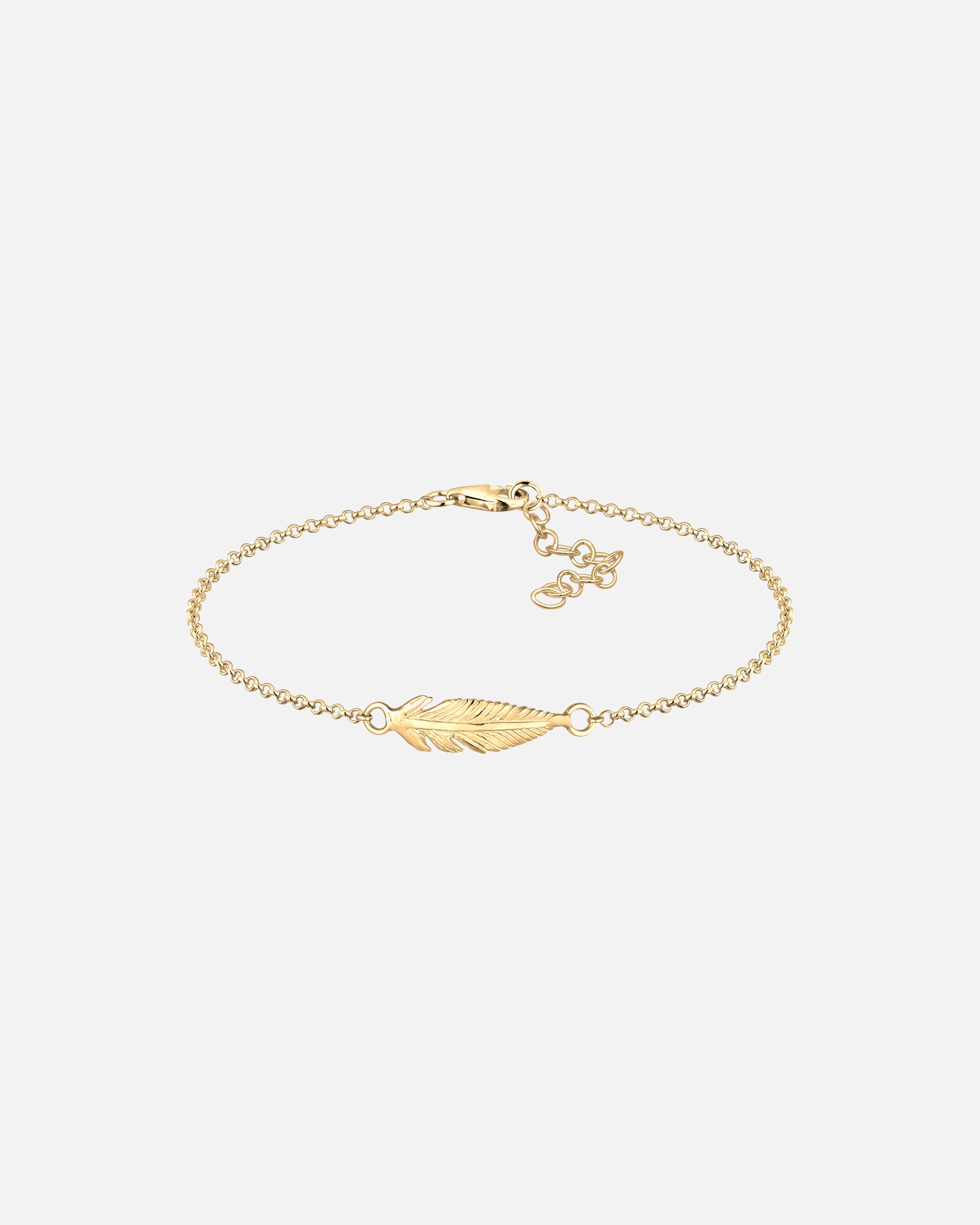 Elli Femmes pendentif plume Festival Boho Basic en argent sterling 925