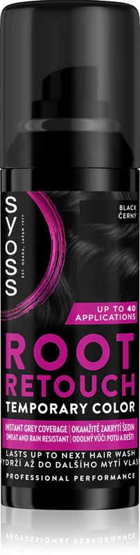 Syoss Root Retoucher, spray de coloração para raízes.