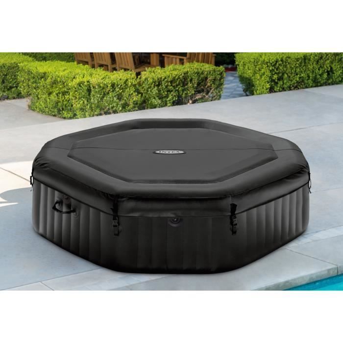INTEX Inflatable Spa - Carbon - 218 x 71 cm - 6 Person Capacity - Octagonal - 28462EX