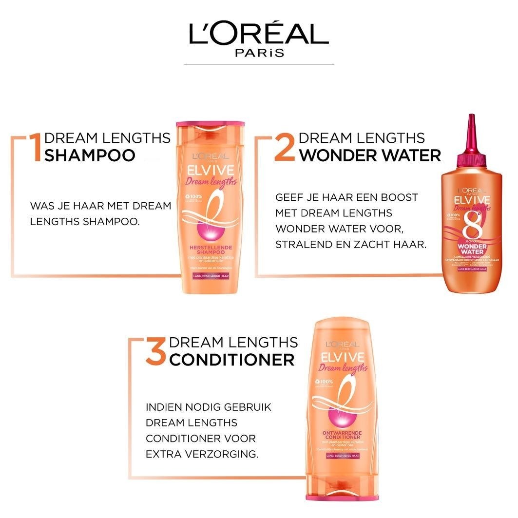 L'Oréal Paris matu serums Elvive Dream Lengths 8 Seconds Wonder Water - 200 ml