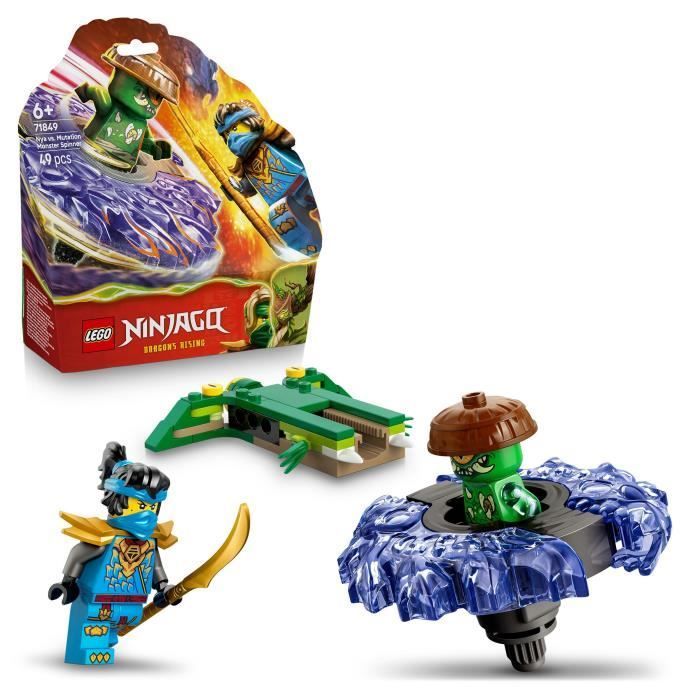 LEGO NINJAGO 71849 Nya contra el giro del monstruo mutante - Set de construcción para mayores de 6 años