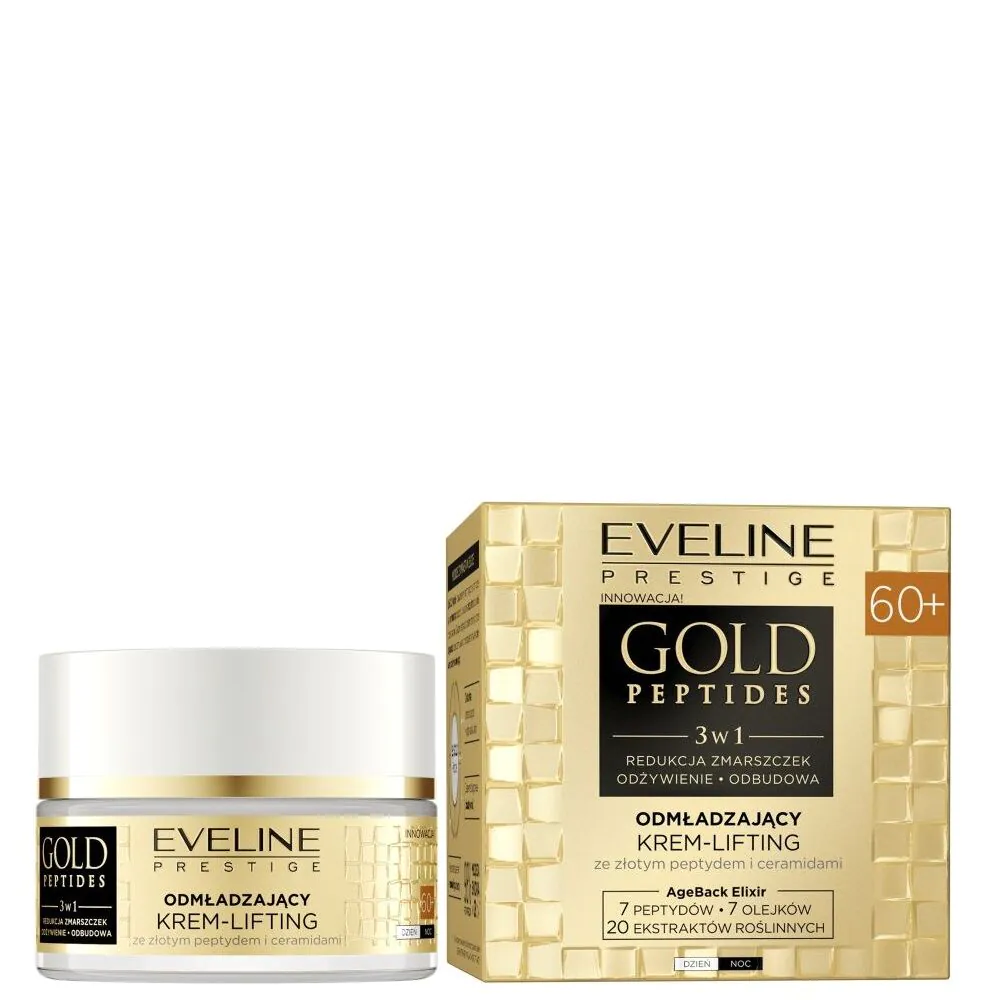 Eveline Gold Peptides Ujędrniający krem-lifting 60+ na dzień i na noc