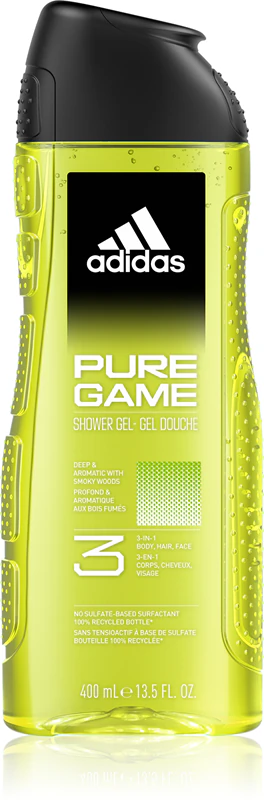 Adidas Pure Game 3-in-1 douchegel voor gezicht, lichaam en haar