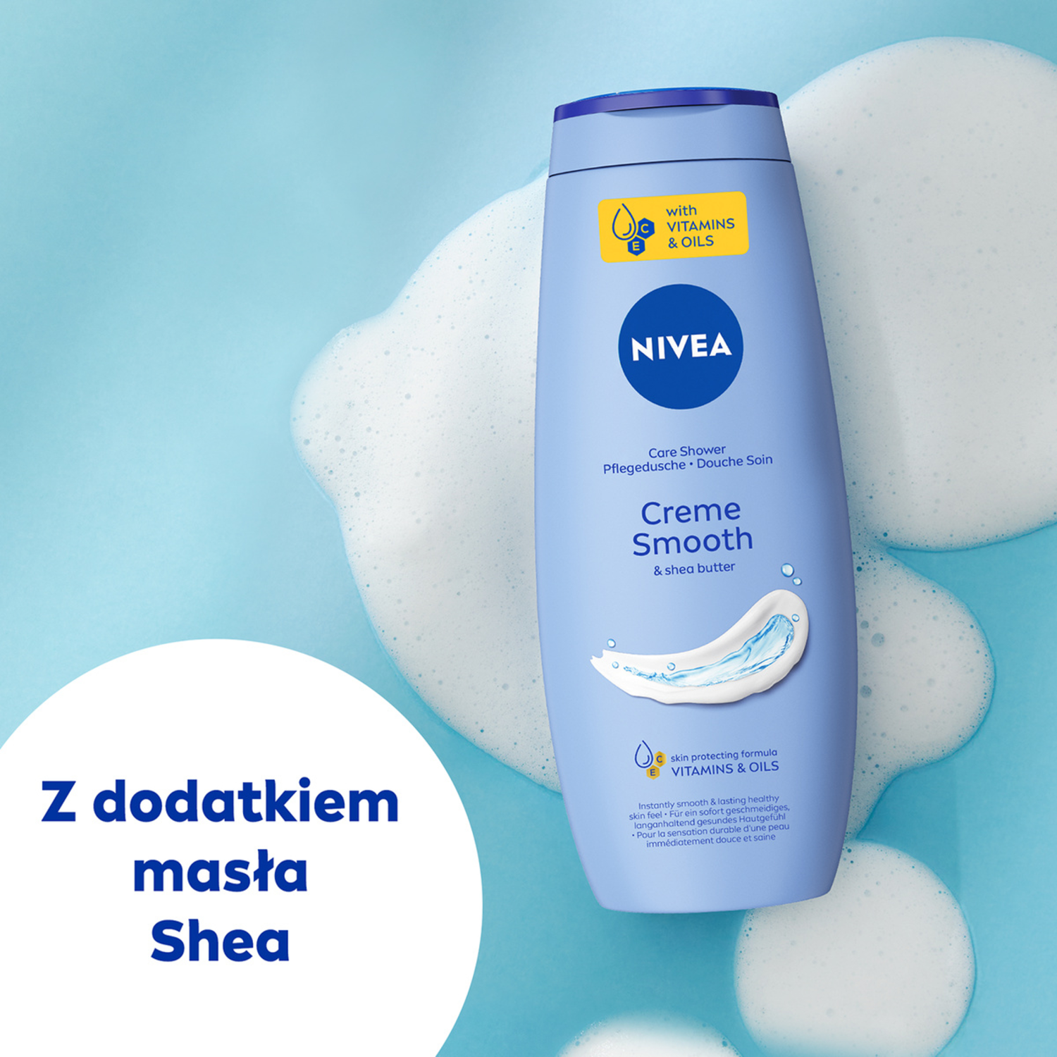 Gel de duș Nivea 500ml Creme Smooth