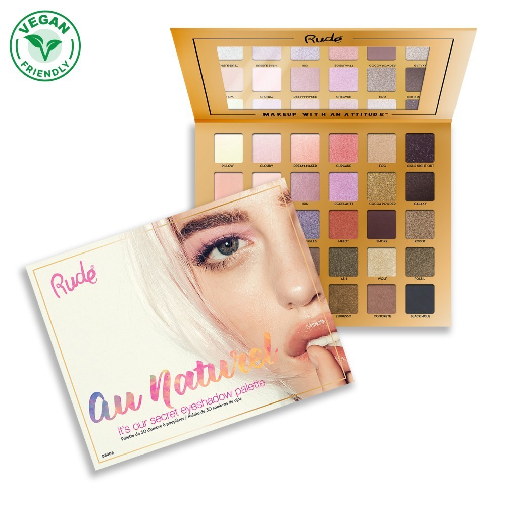 Rude Cosmetics RUDE Au Naturel 30 Eyeshadow Palette