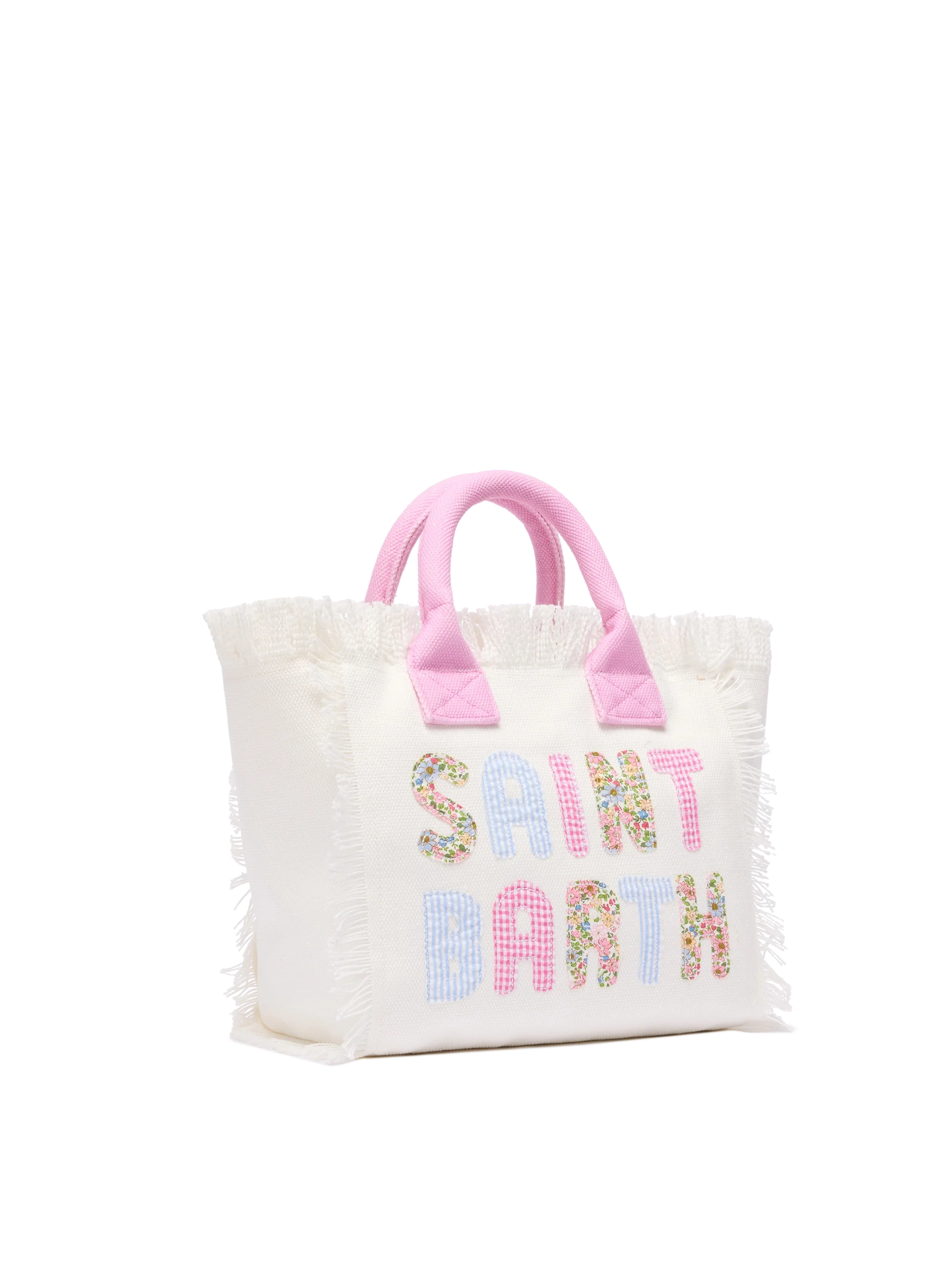 Colette katoenen canvas tas met Saint Barth logo patch.