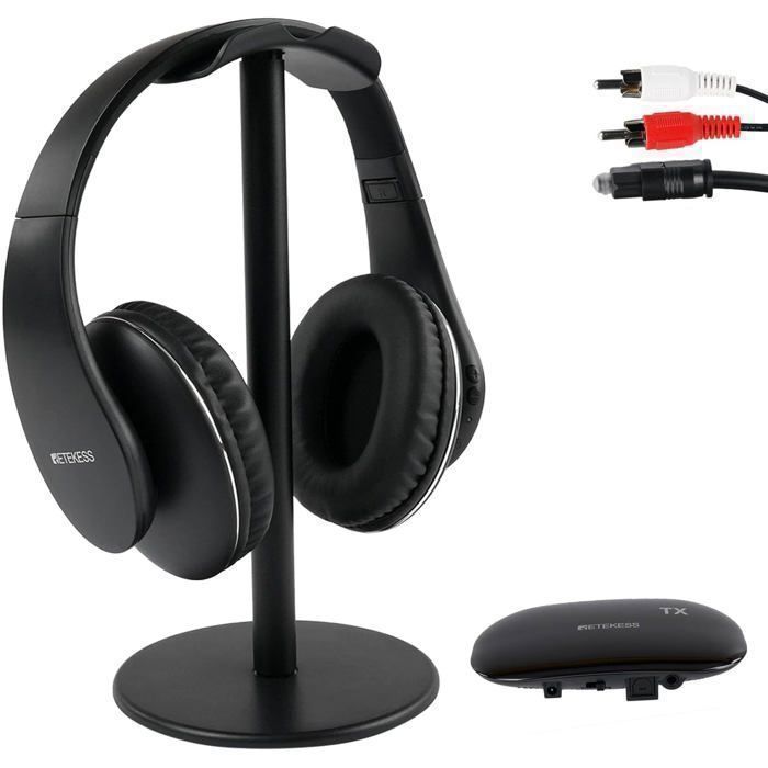 Cuffie wireless Retekess TA005P per TV, cuffie wireless per TV, seconda generazione, comode da indossare, qualità del suono ad alta risoluzione