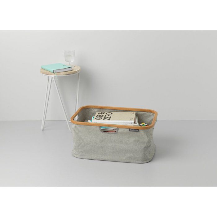 Cesto portabiancheria - Brabantia - 118180 - 40 L - Rettangolare - Lavabile in lavatrice