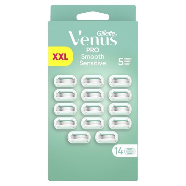 Gillette Venus Pro Smooth Sensitive britvice za popek 14 kosov