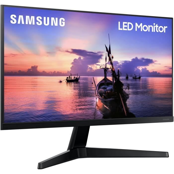 Monitor para PC - SAMSUNG - F22T450FQR - 22'' - FHD 1920x1080 - 75Hz - IPS - 5ms(GTG) - 250cd/m² - Pie ajustable - HDMI - DisplayPort