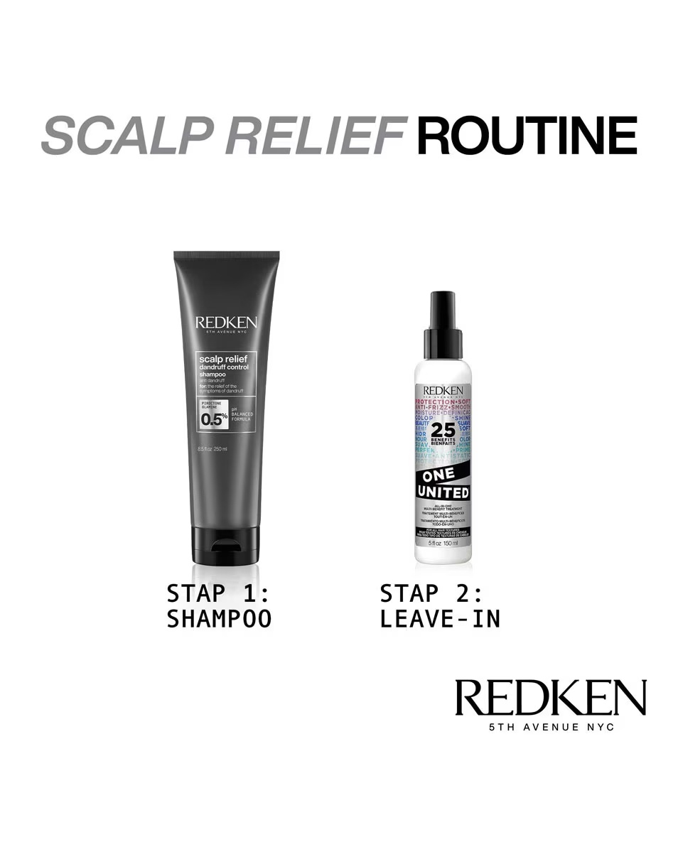 Σαμπουάν REDKEN Scalp Relief για την πιτυρίδα - για ξηρά μαλλιά και ευαίσθητο τριχωτό της κεφαλής