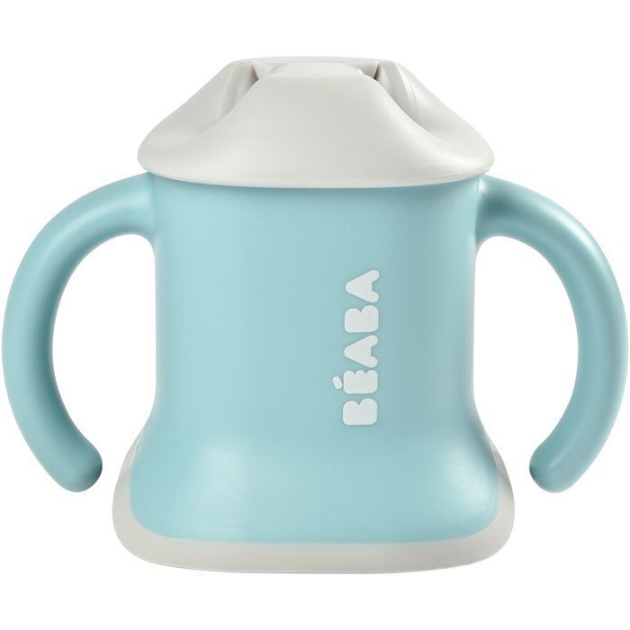 3-in-1-Becher - BEABA - Evoluclip - Blau