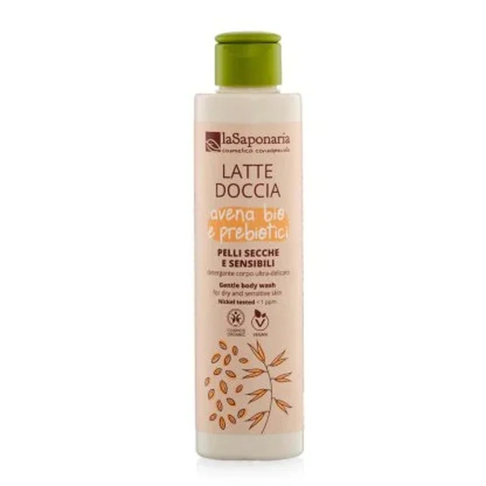 Corpo Latte Doccia Per Pelli Secche E Sensibili - Avena Bio E Prebiotici - Bagno e Doccia