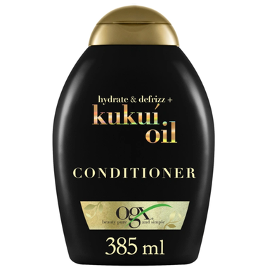 OGX Anti-Frizz Kukui Oil -hoitoaine 385 ml