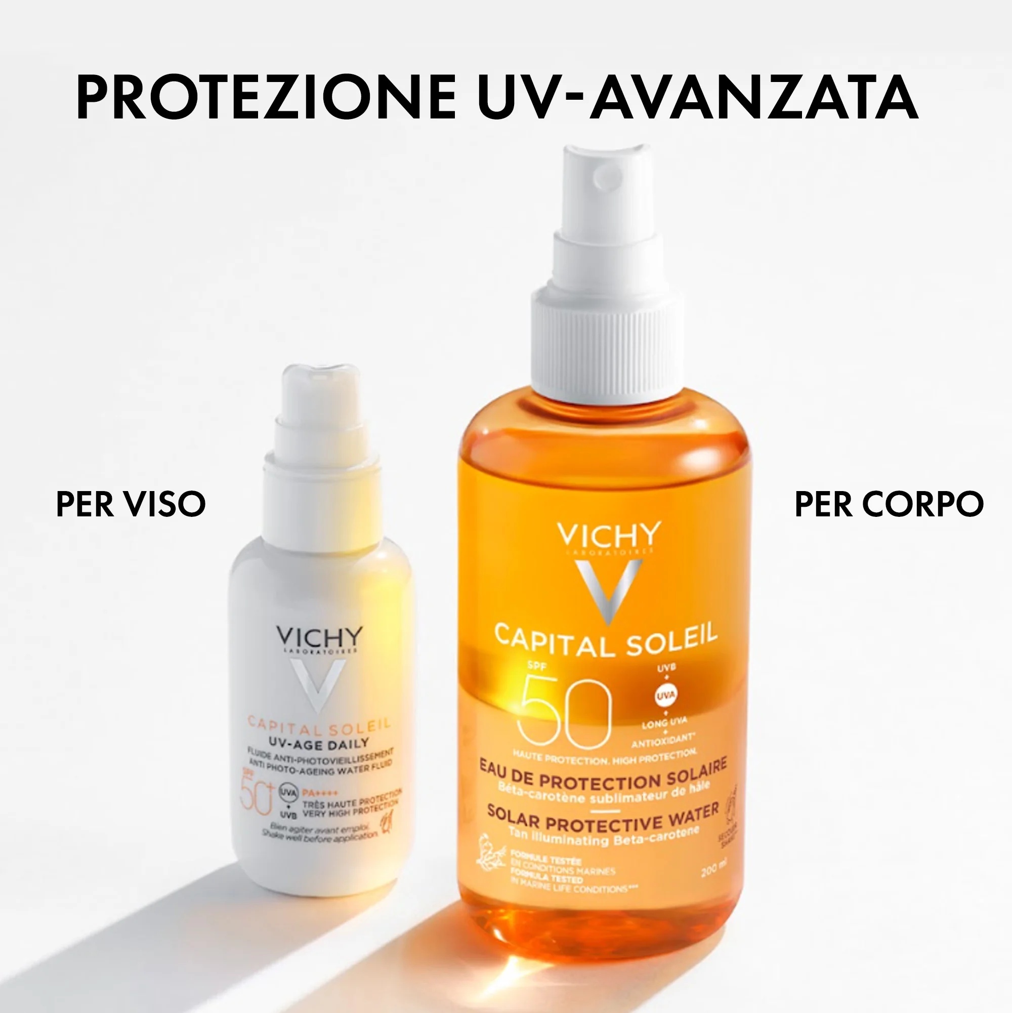 VICHY Vichy Ideal Soleil Feuchtigkeitsspendende Sonnencreme 200 ml mit Hyaluronsäure