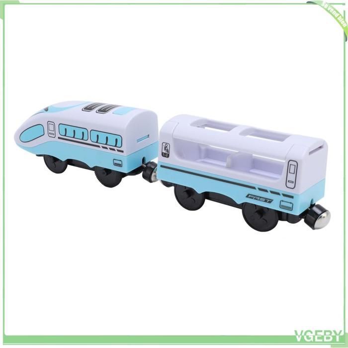 Set Toy, Electric Toy Toddlers Toddlers Faire une Batterie Motoralized Set Compatible avec Thomas Blue White