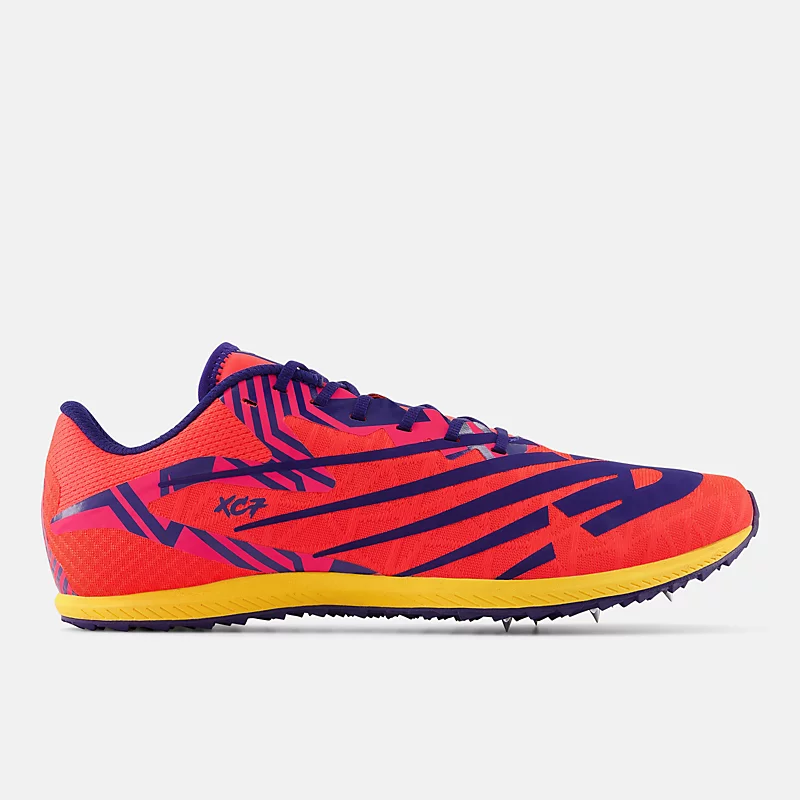 Men's XC Seven v4 - Electric Red with Victory Blue
