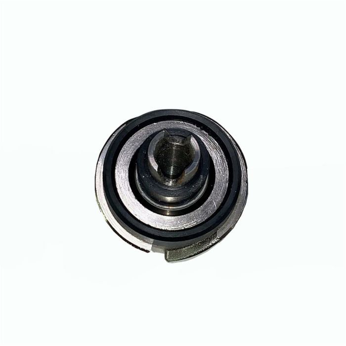 Drum head, S-type dispensing head - hollow fitting, side outlet (counter-valve)