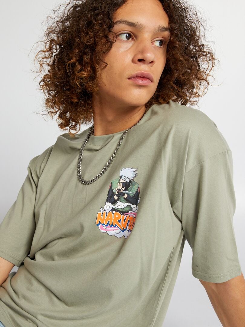 Camiseta 'Naruto' - Cáqui