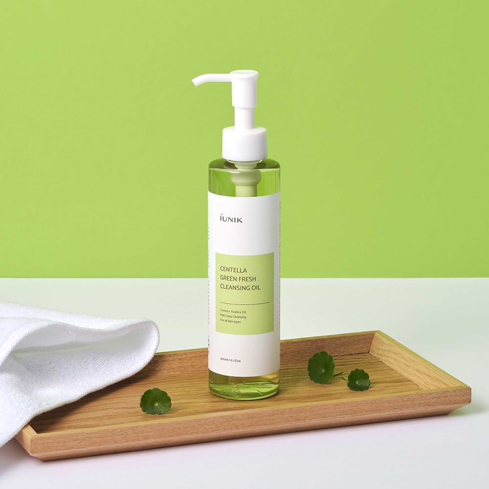 iUnik ulje za čišćenje lica Centella Green Fresh ulje za čišćenje - 200 ml