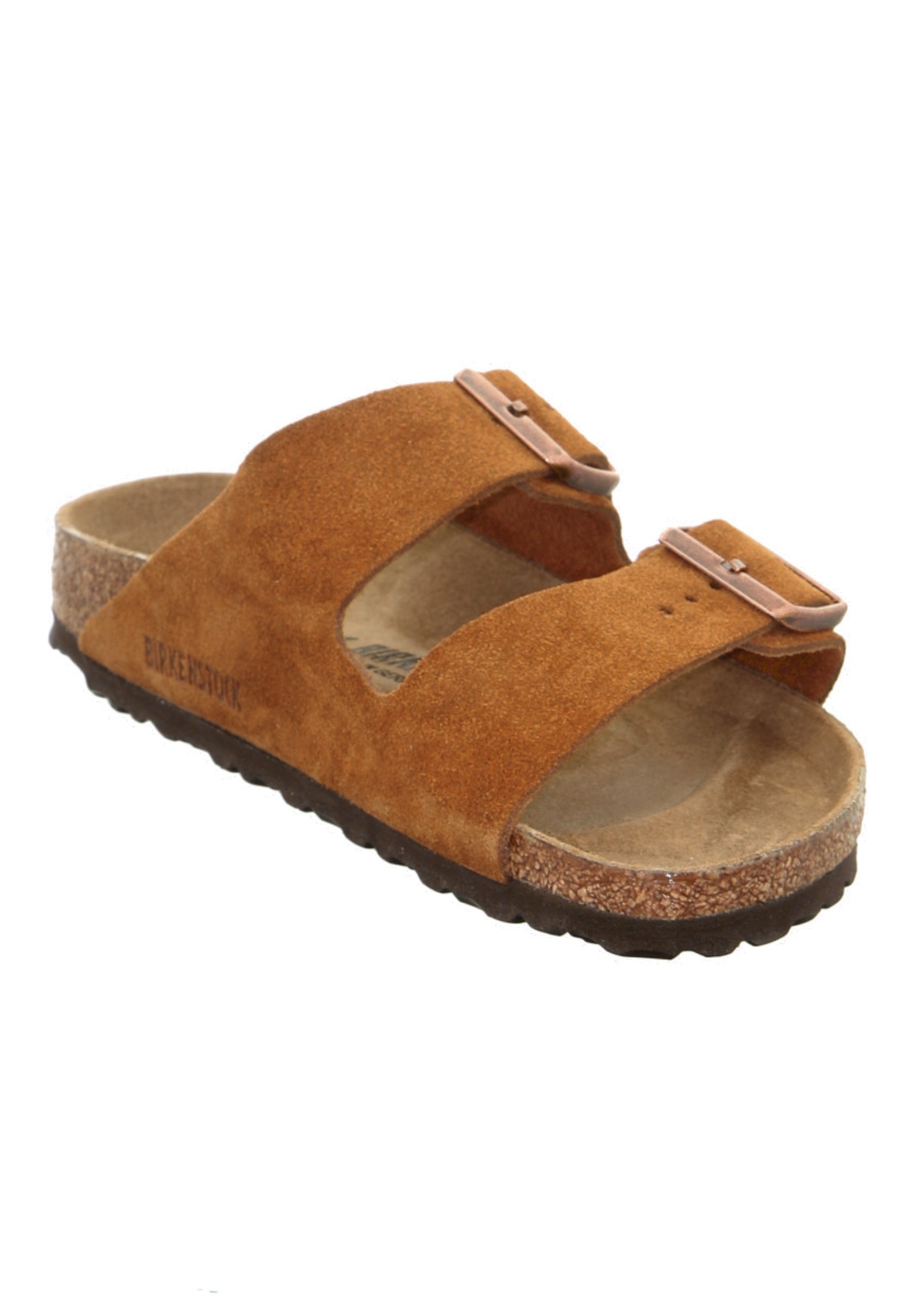 Birkenstock muiltjes - nerts