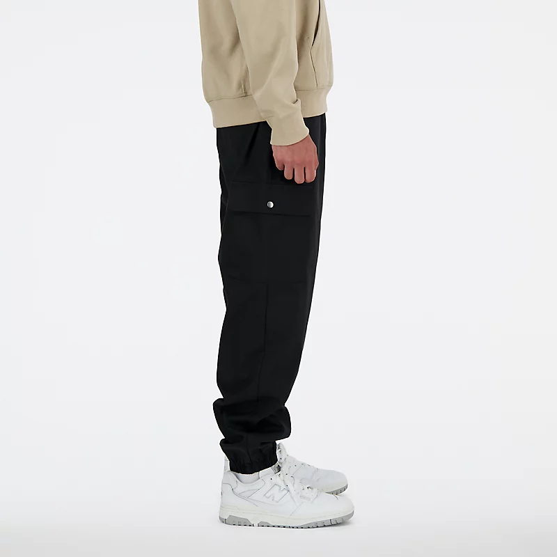 Ανδρικό Twill Cargo Φόρμα - ΜΑΥΡΟ