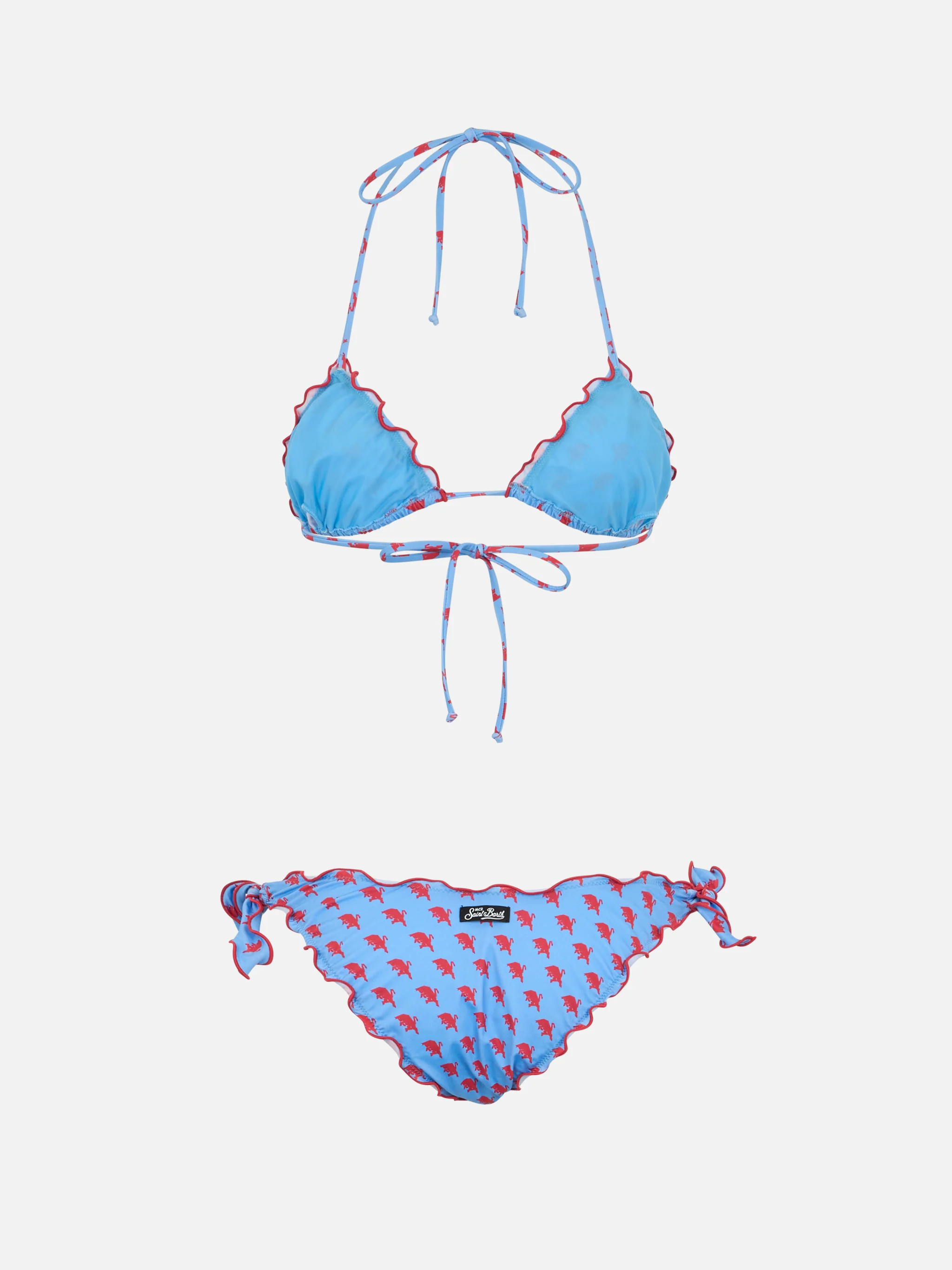 Klassieke driehoekige bikini voor dames met Torino Sarius-print | TORINO FC