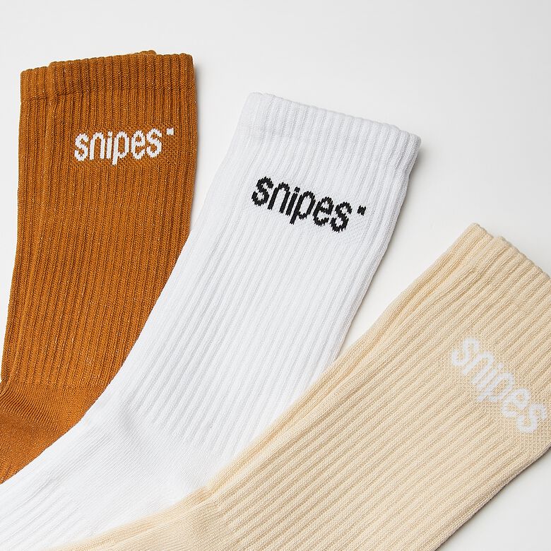 Calcetines básicos con logo (paquete de 3)