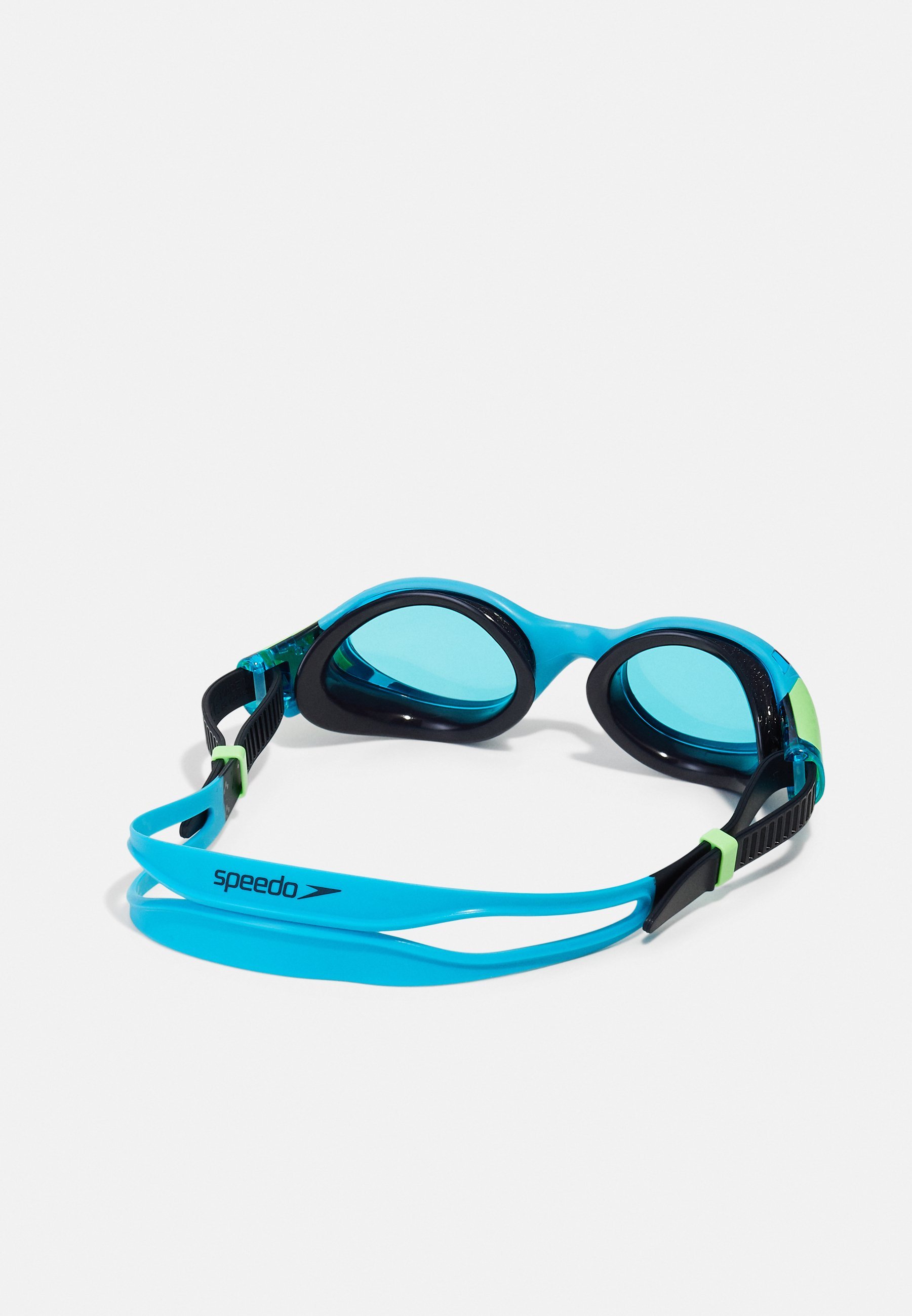 Lunettes de protection Speedo BIOFUSE JUNIOR UNISEX - bleu hypersonique/bleu marine/vert luminescent/bleu