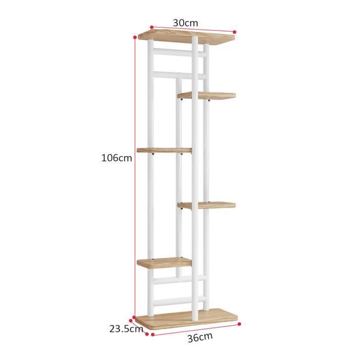 Creative Multifunctional Plant Stand/Flower Staircase for Balcony, Living Room, Office, Garden 36x23.5x106cm