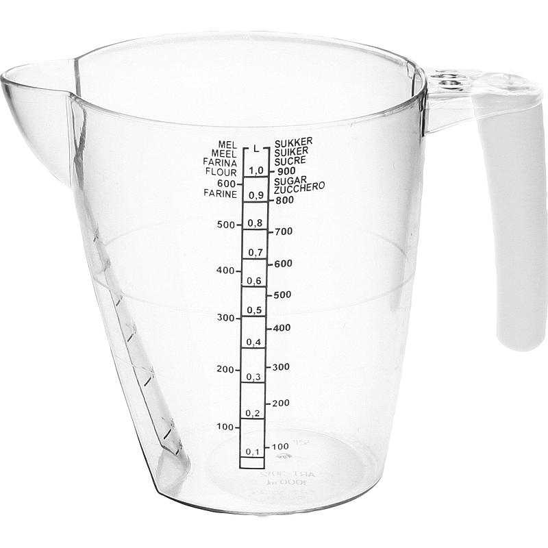 Plastik1 Målebæger 1 liter